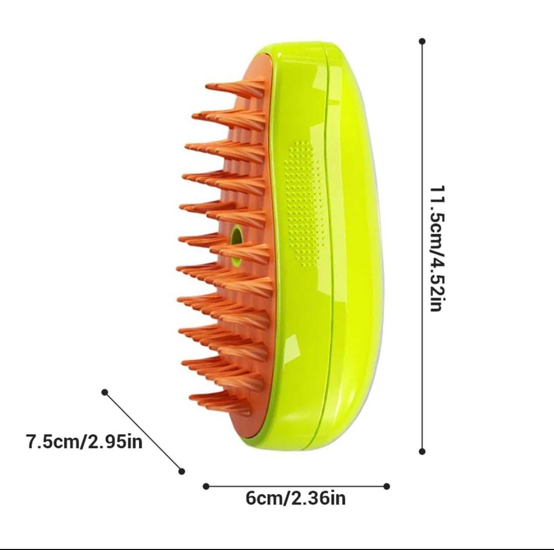 Cepillo Mascotas  Vaporizador 3 En 1