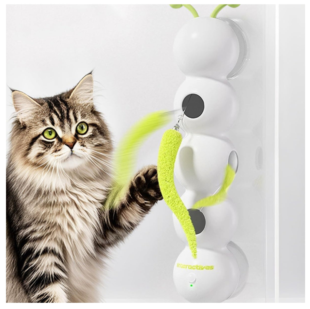 Gusano interactivo para gatos